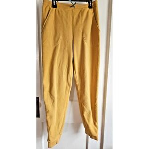 Patagonia Kids Unisex sz XL (14) Yellow Micro D jogger‎ pull on 3 pockets